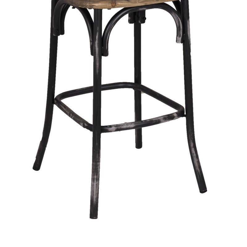 Black Leonetti Bar Stool K8509