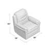 Leroux 38'' Wide Power Standard Recliner with Massager