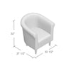Liam 30.5'' Wide Tufted
