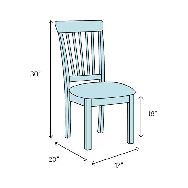 Black Libertyville Slat Back Stacking Side Chair (Set of 2)