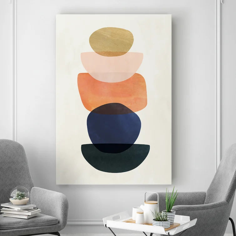40" H x 30" W x 1" D Licorice Mod Pods II - Wrapped Canvas Graphic Art