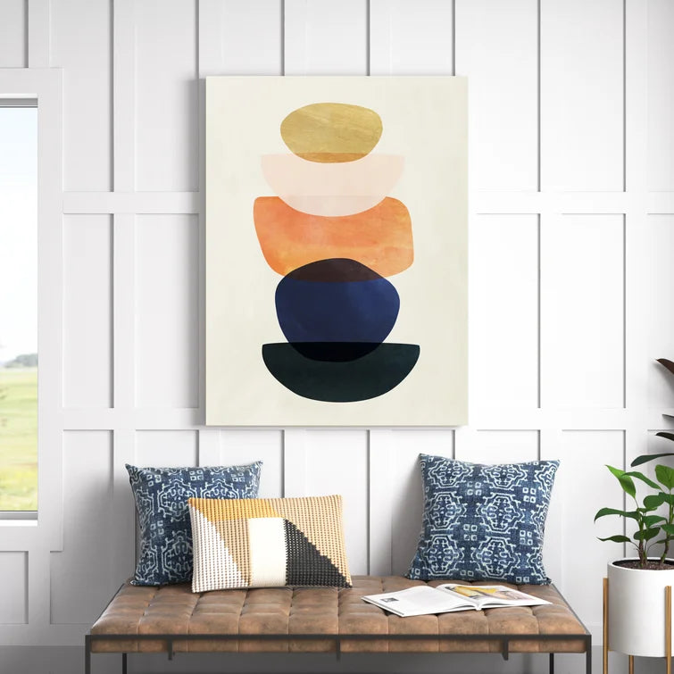 40" H x 30" W x 1" D Licorice Mod Pods II - Wrapped Canvas Graphic Art