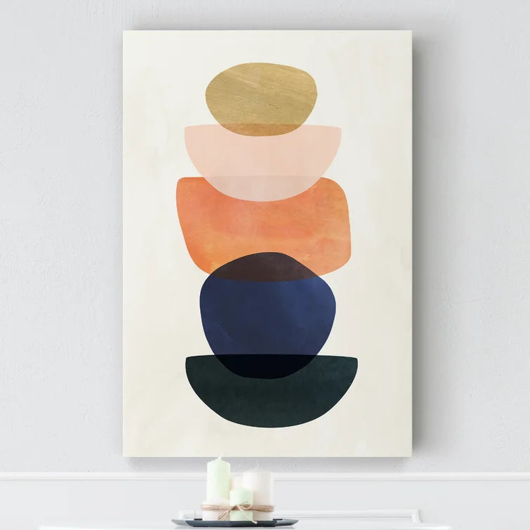 40" H x 30" W x 1" D Licorice Mod Pods II - Wrapped Canvas Graphic Art