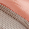 Black/Gray Liesel Striped 7 Piece Comforter Set SC488