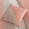 Black/Gray Liesel Striped 7 Piece Comforter Set SC488
