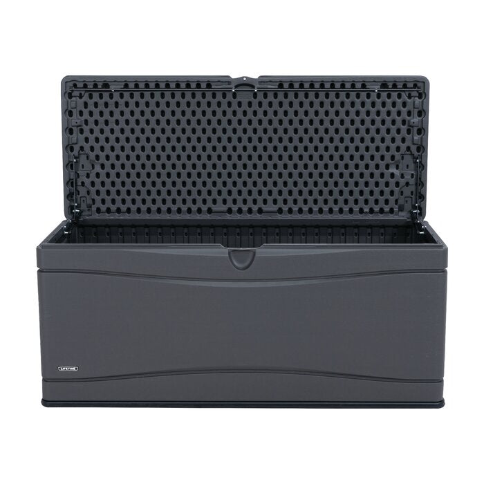 130 Gallons Gallon Water Resistant Plastic Lockable Deck Box