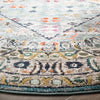 Oriental Blue/Light Gray Area Rug 5' x 5' #LX4010