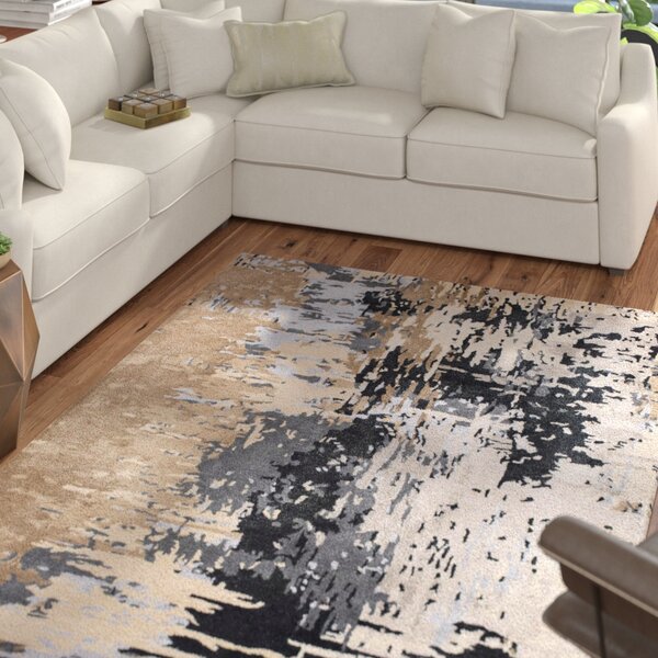 Abstract Handmade Tufted Rug 2' x  3' #LX3039