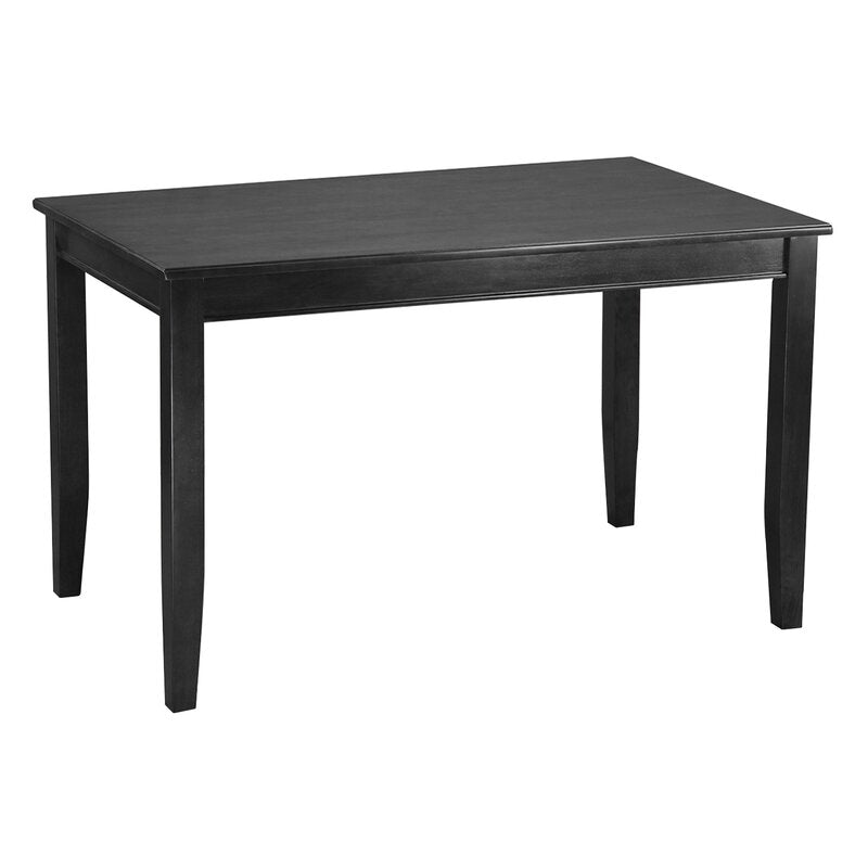Black Lightner Solid Wood Dining Table EJ813