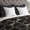 Black And White Microfiber Modern & Contemporary Duvet Cover B6-DR3020