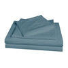 King/Cal.King Duvet Cover + 2 Pillowcases Blue Dusk Lincoln Microfiber 3 Piece Duvet Cover Set KB1341-A5-B1-P2