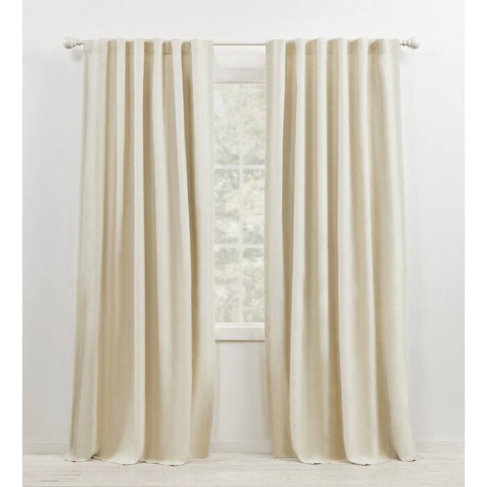 50" x 96" Linen Curtain, (Set of 4)