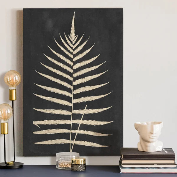 36" H x 24" W x 1.5" D Linen Fern III - Wrapped Canvas Print