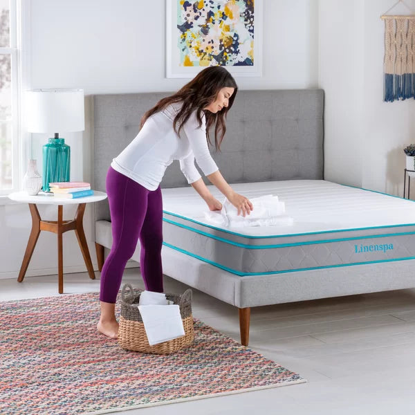 Linenspa Essentials AlwaysCool 8-inch Memory Foam Mattress queen