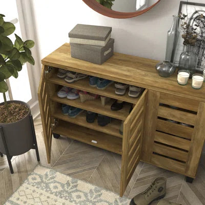 Lismore 16 pair online shoe storage cabinet