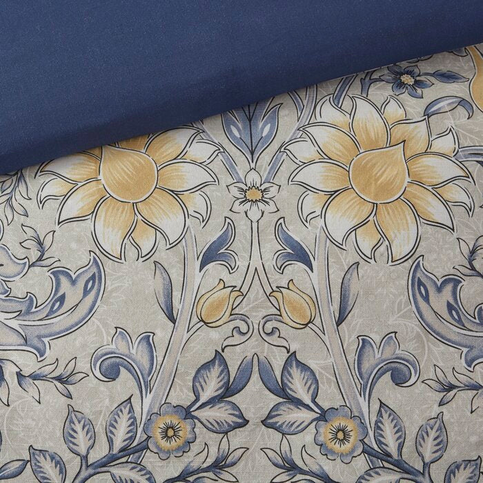 Livia 100% Cotton Percale Comforter Set, Cal. King Comforter + 5 Additional Pieces (Set of 6)