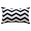 Black Lizan Outdoor Rectangular Pillow Cover (Set of 6)