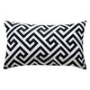 Black Lizan Outdoor Rectangular Pillow Cover (Set of 6)