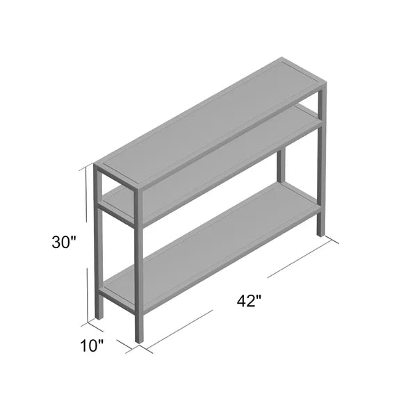 30" H x 42" W x 10" D Lochlan Console Table