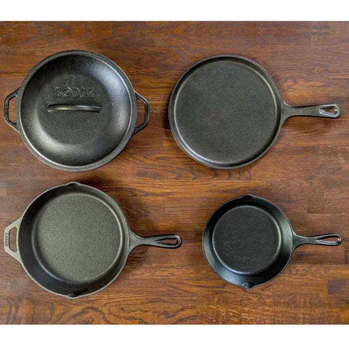 5 Piece Cast Iron Cookware Set