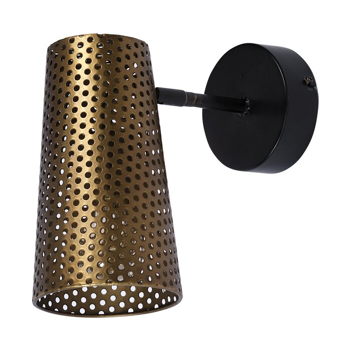 Lolo 1-Light Plug-in Armed Sconce #HA187