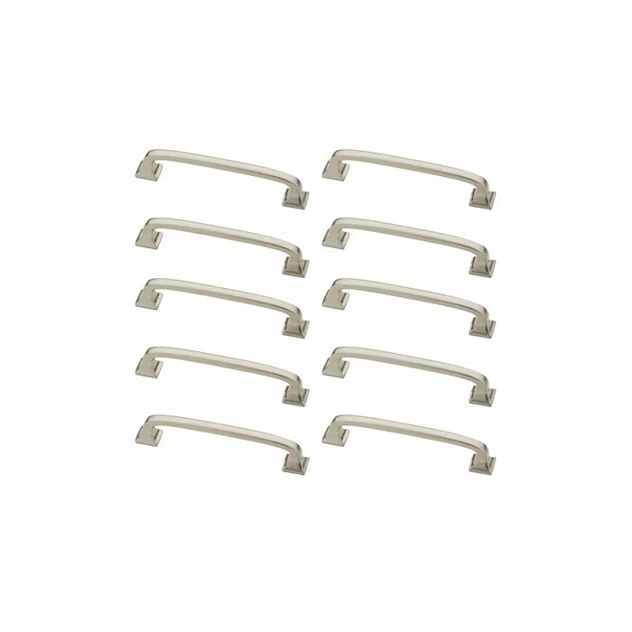 Satin Nickel Lombard Applicance 3" Center Arch Pull Multipack (Set of 10)