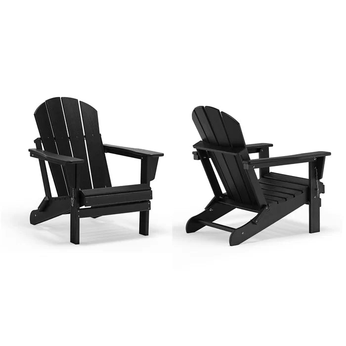 Black Lopes Adirondack Chair (Set of 2)