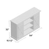 Espresso Lorraine TV Stand for TVs up to 60