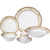 Lorren Home Trends Isabella 24 Piece Dinnerware Set, Service for 4