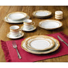 Lorren Home Trends Isabella 24 Piece Dinnerware Set, Service for 4