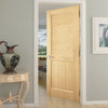 Louvered Solid Wood Unfinished Slab Standard Door SHB238