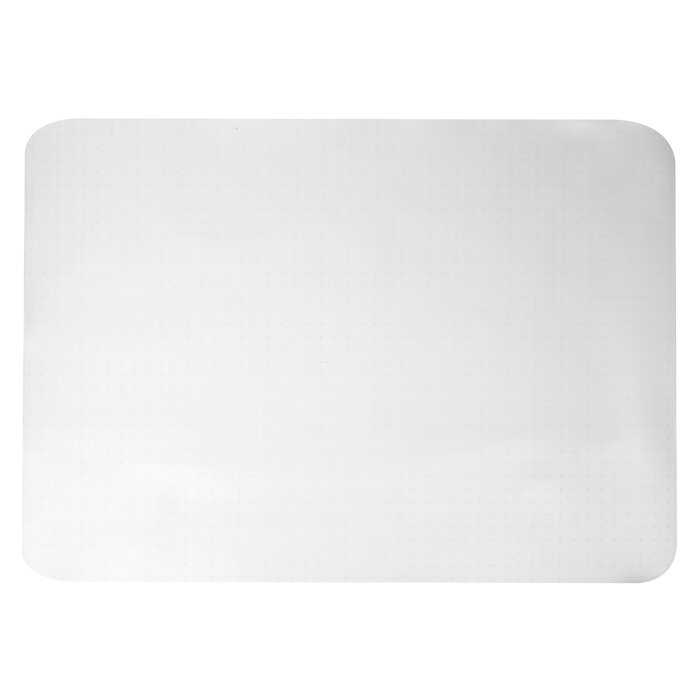 47.56" L x 35.43" W x 1.8" H Low Pile Carpet Straight Rectangular Chair Mat