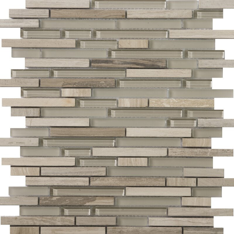 Lucente 12" x 13" Mixed Material Mosaic Tile 38.98 sq ft (4 boxes)