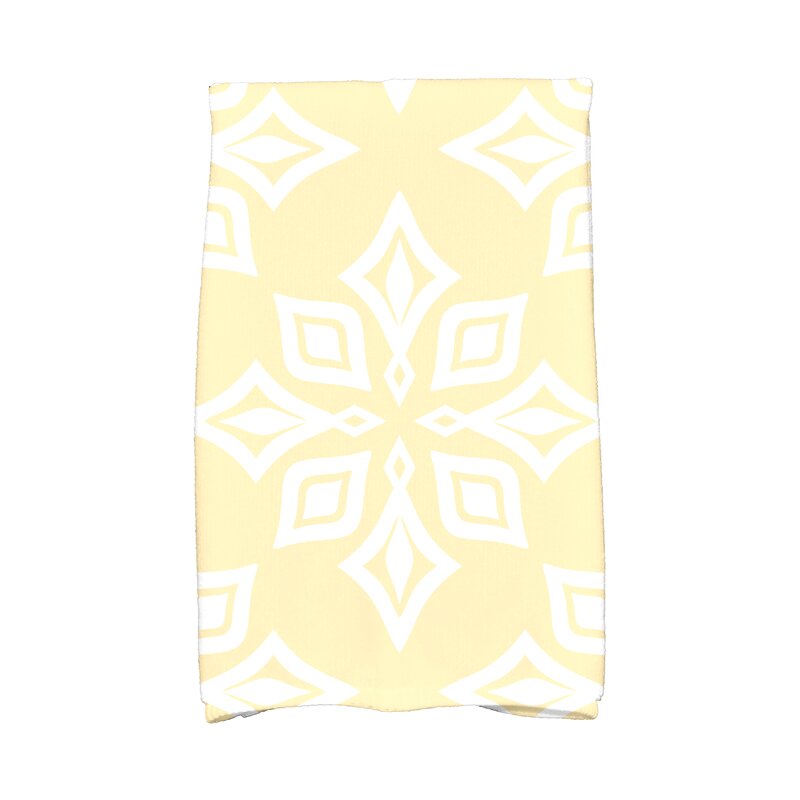 Yellow Luwig Cotton Blend Hand Towel LC536