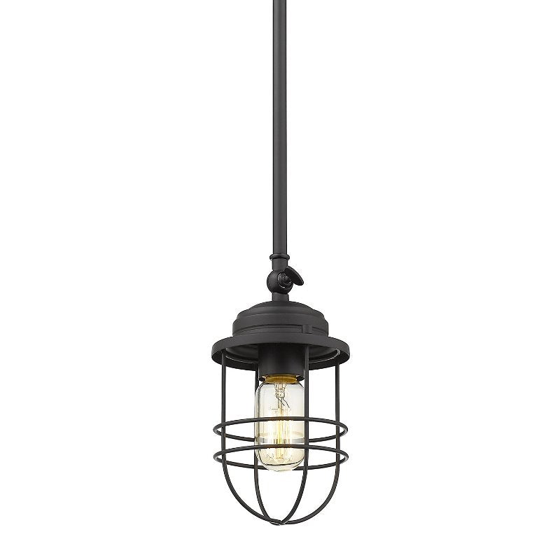 Black Lylah 1 - Light Single Geometric Pendant K7103