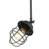 Black Lylah 1 - Light Single Geometric Pendant K7103