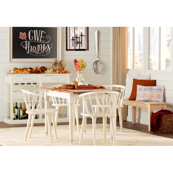 18.25 H x 72" W x 14" D Lynn Wood Bench
