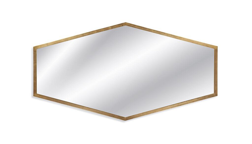 Haines Wall Mirror, Gold Leaf - 30" x 56" (#K2044)