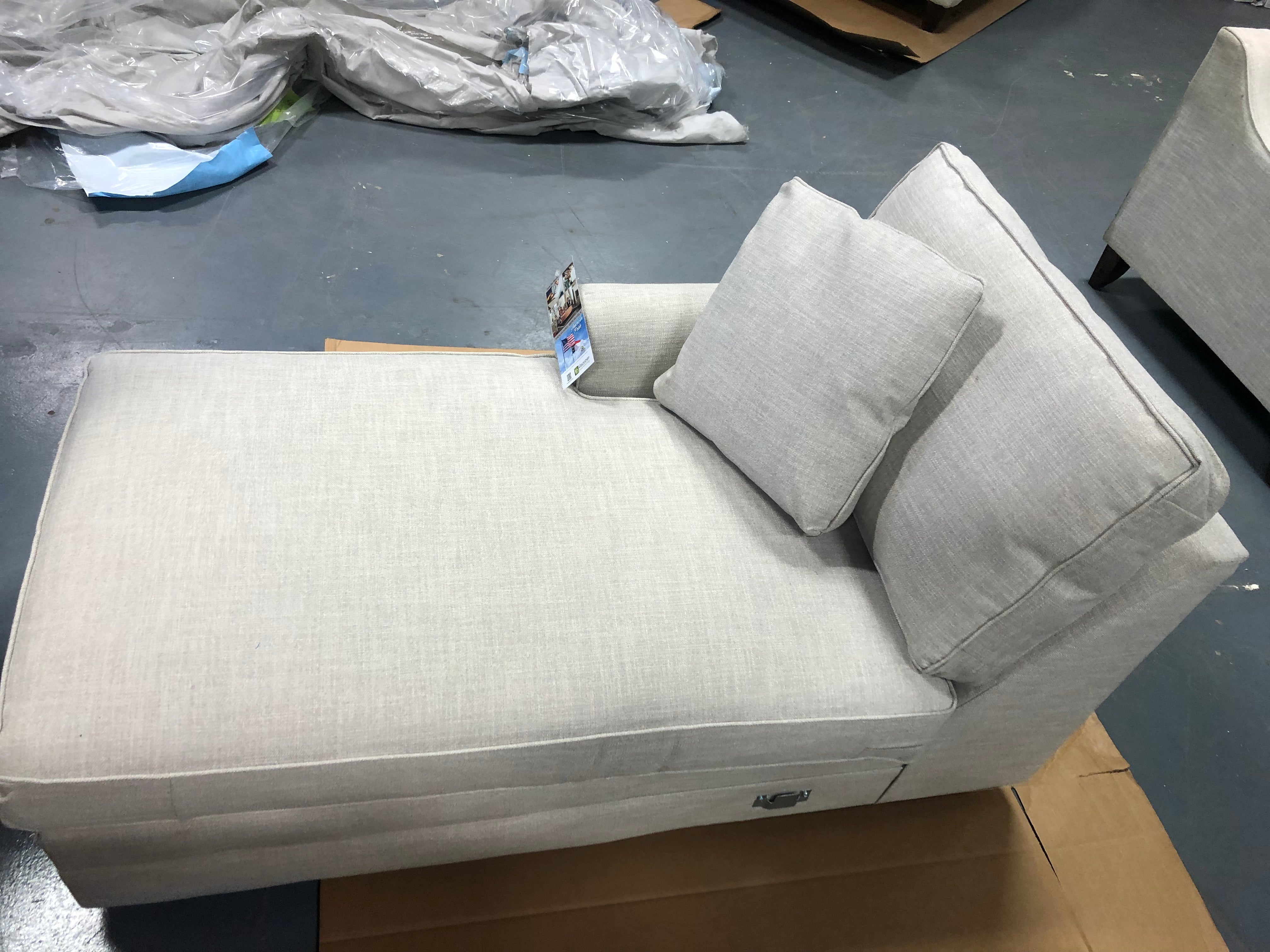 3 seat half sectional Chaise MG376