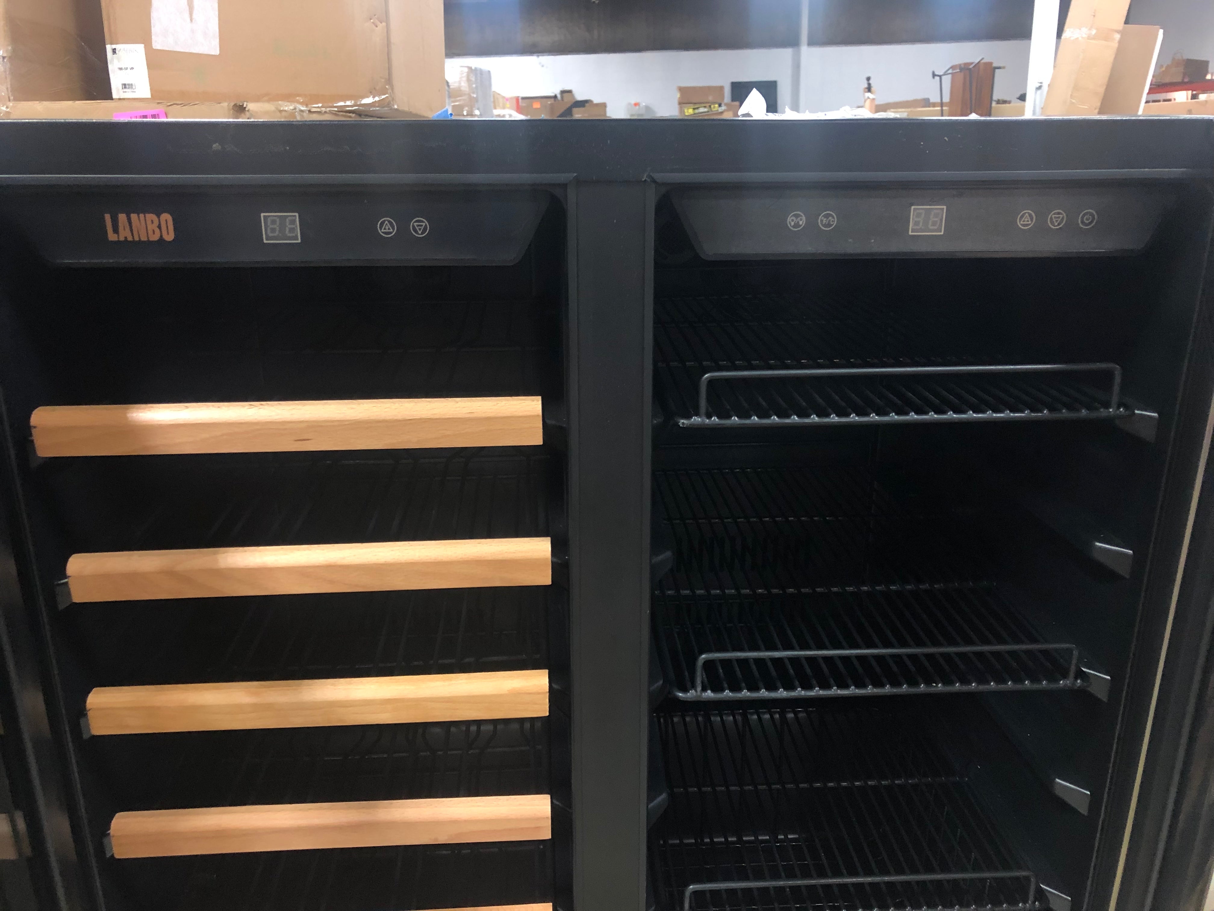33 Bottle and 70 Can Dual Zone Freestanding Wine and Beverage Refrigerator MG477