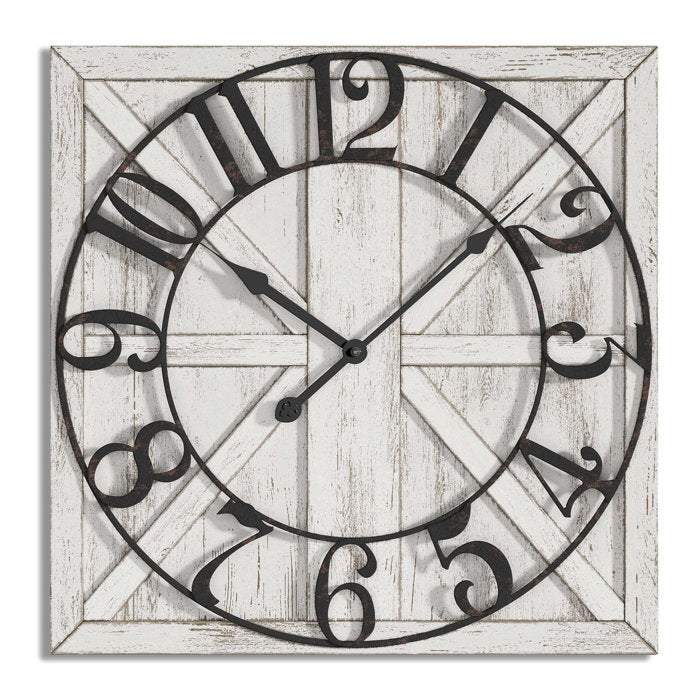 Maanas Wood Wall Clock