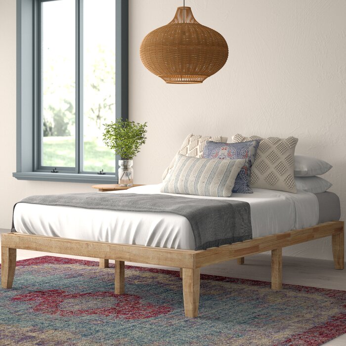 Twin Natural Maggie Platform Bed (#HA602)