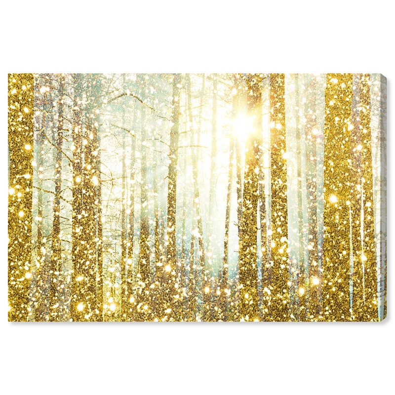 10" H x 15" W x 1.5" D Magical Forest by Oliver Gal - Graphic Art VB412