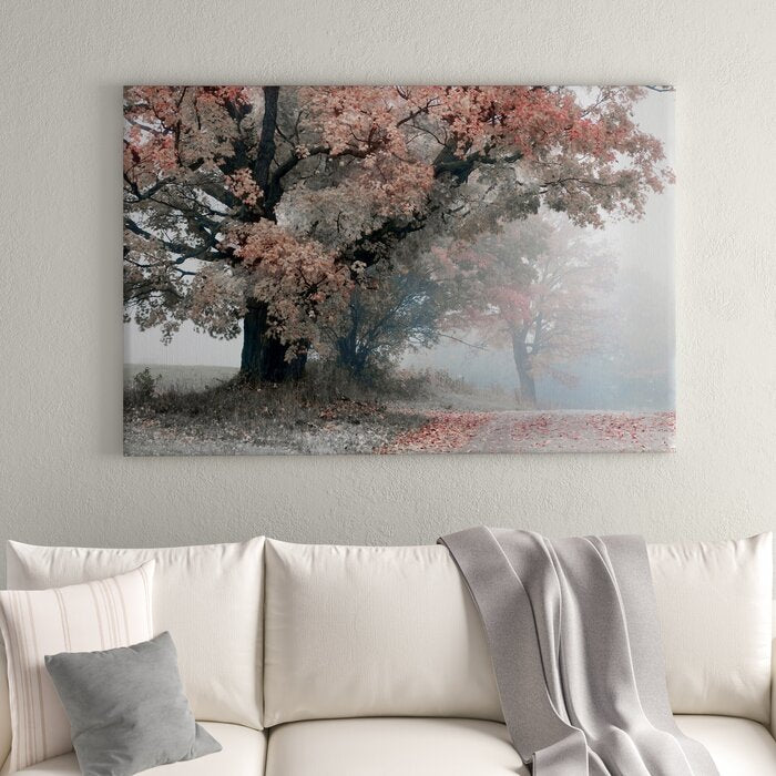 60" H x 40" W x 1" D Magical Middle Earth Wrapped Canvas Print