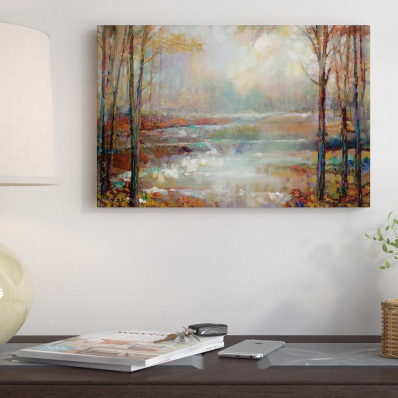 26" H x 40" W x 1.5" D Magical Spring by Ruane Manning - Print