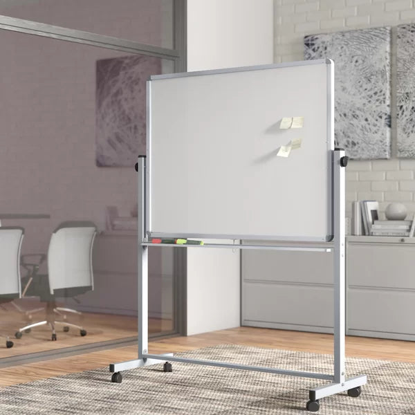48" x 36" Magnetic Free-Standing Reversible Whiteboard
