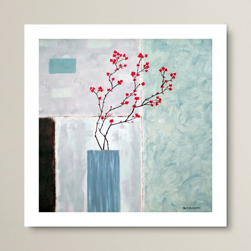 24" H x 24" W Malena Tranquil by Herb Dickinson - Picture Frame Print on Canvas