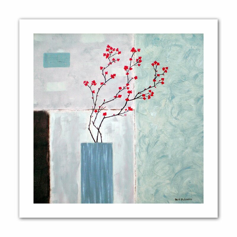 24" H x 24" W Malena Tranquil by Herb Dickinson - Picture Frame Print on Canvas
