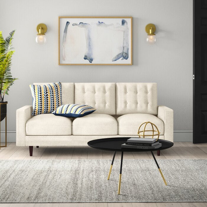 Maliana Velvet 71.5" Square Arm Sofa LX5678