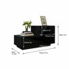 Black Malvern 2 - Drawer Nightstand CL353